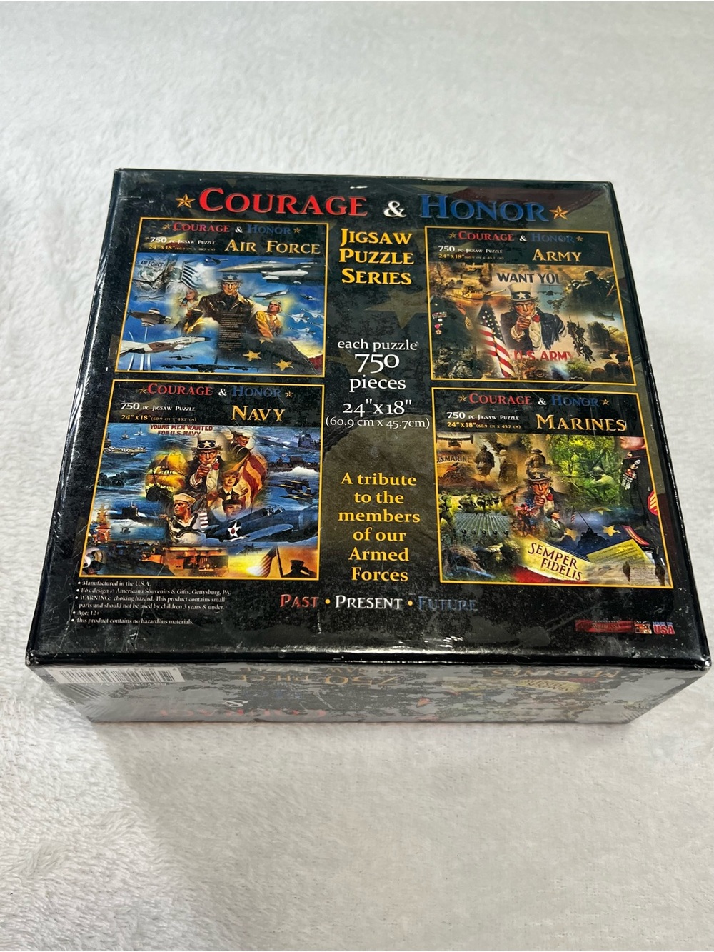 Americana Souvenirs and Gifts Marines 'Courage & Honor' 750 piece Jigsaw Puzzle - Picture 3 of 4